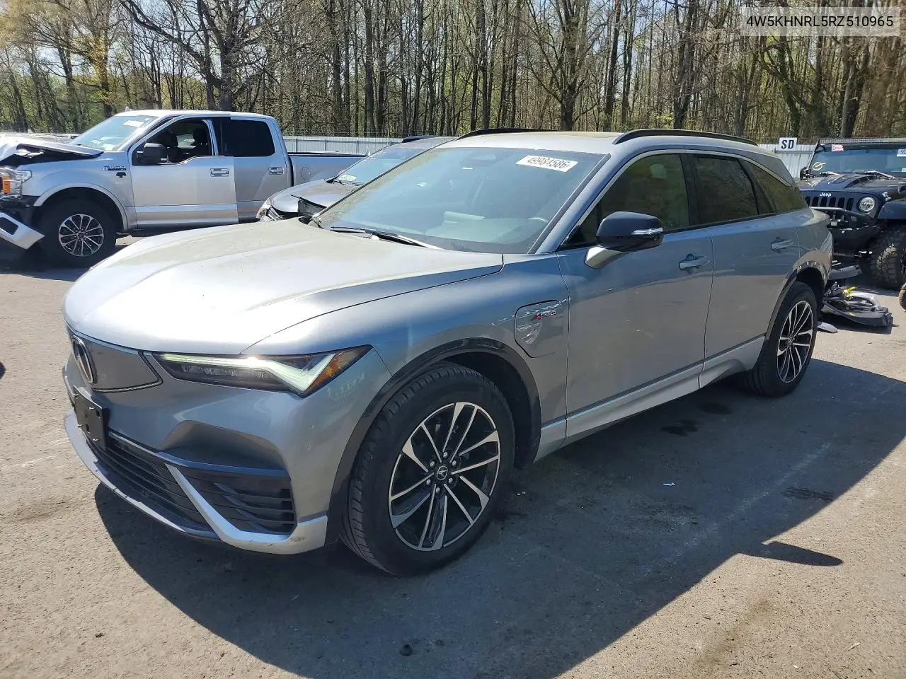 2024 Acura Zdx A-Spec VIN: 4W5KHNRL5RZ510965 Lot: 49984586