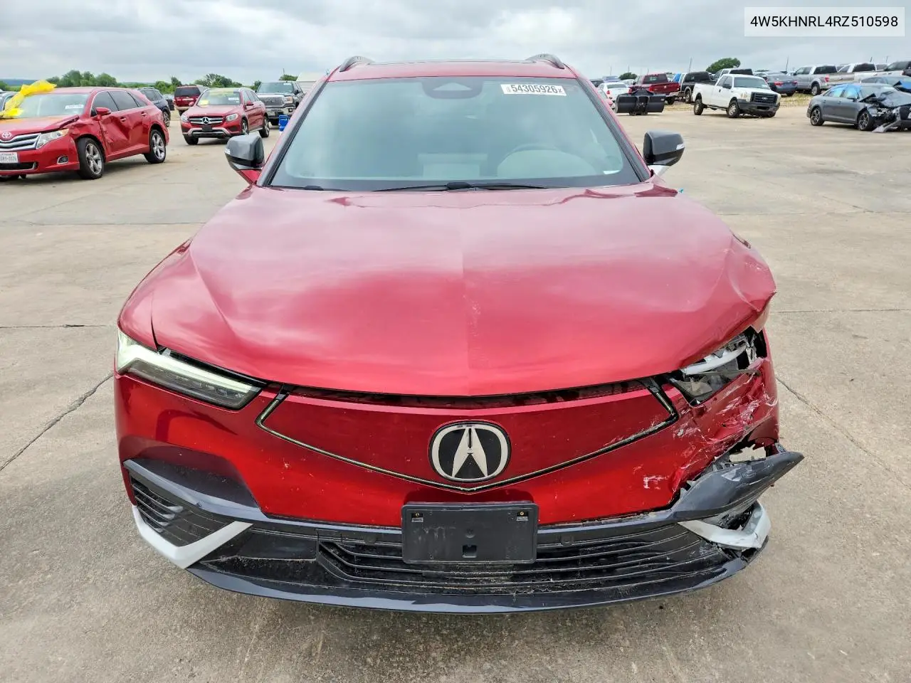 2024 Acura Zdx A-Spec VIN: 4W5KHNRL4RZ510598 Lot: 54305926