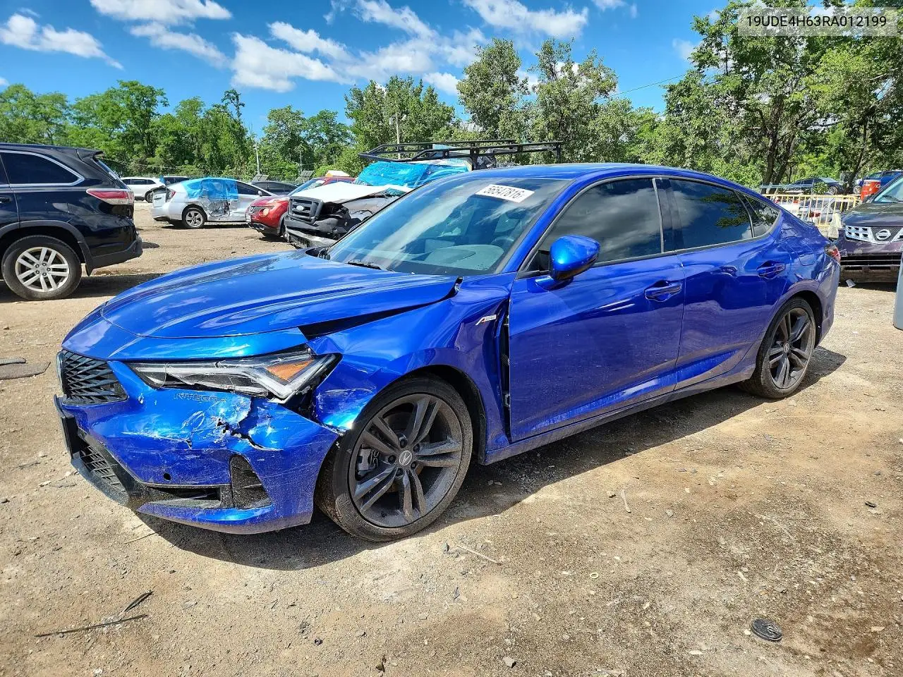 2024 Acura Integra A-Spec Tech VIN: 19UDE4H63RA012199 Lot: 56547816