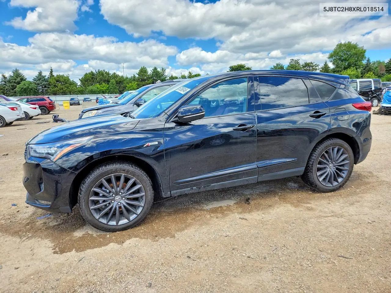 2024 Acura Rdx A-Spec Advance VIN: 5J8TC2H8XRL018514 Lot: 57266146