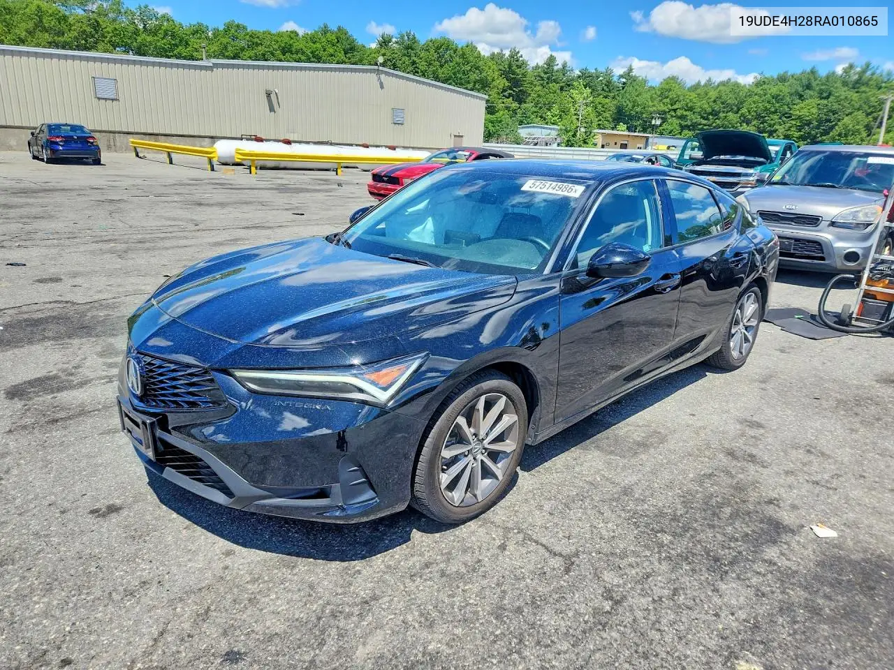 2024 Acura Integra VIN: 19UDE4H28RA010865 Lot: 57514986