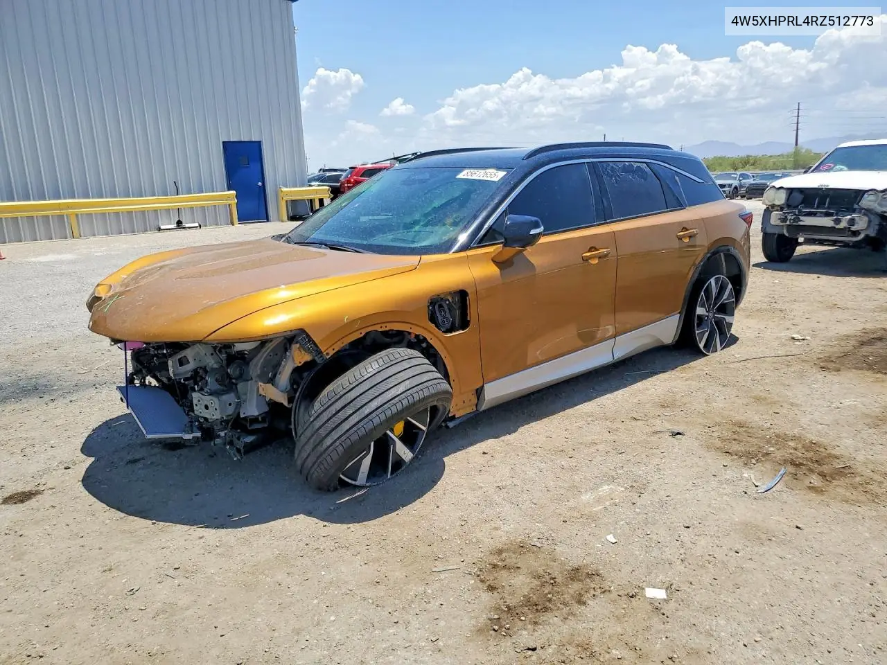 2024 Acura Zdx Type-S VIN: 4W5XHPRL4RZ512773 Lot: 85612655