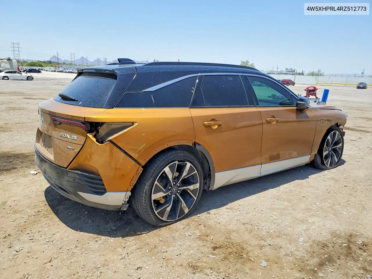 2024 Acura Zdx Type-S VIN: 4W5XHPRL4RZ512773 Lot: 85612655