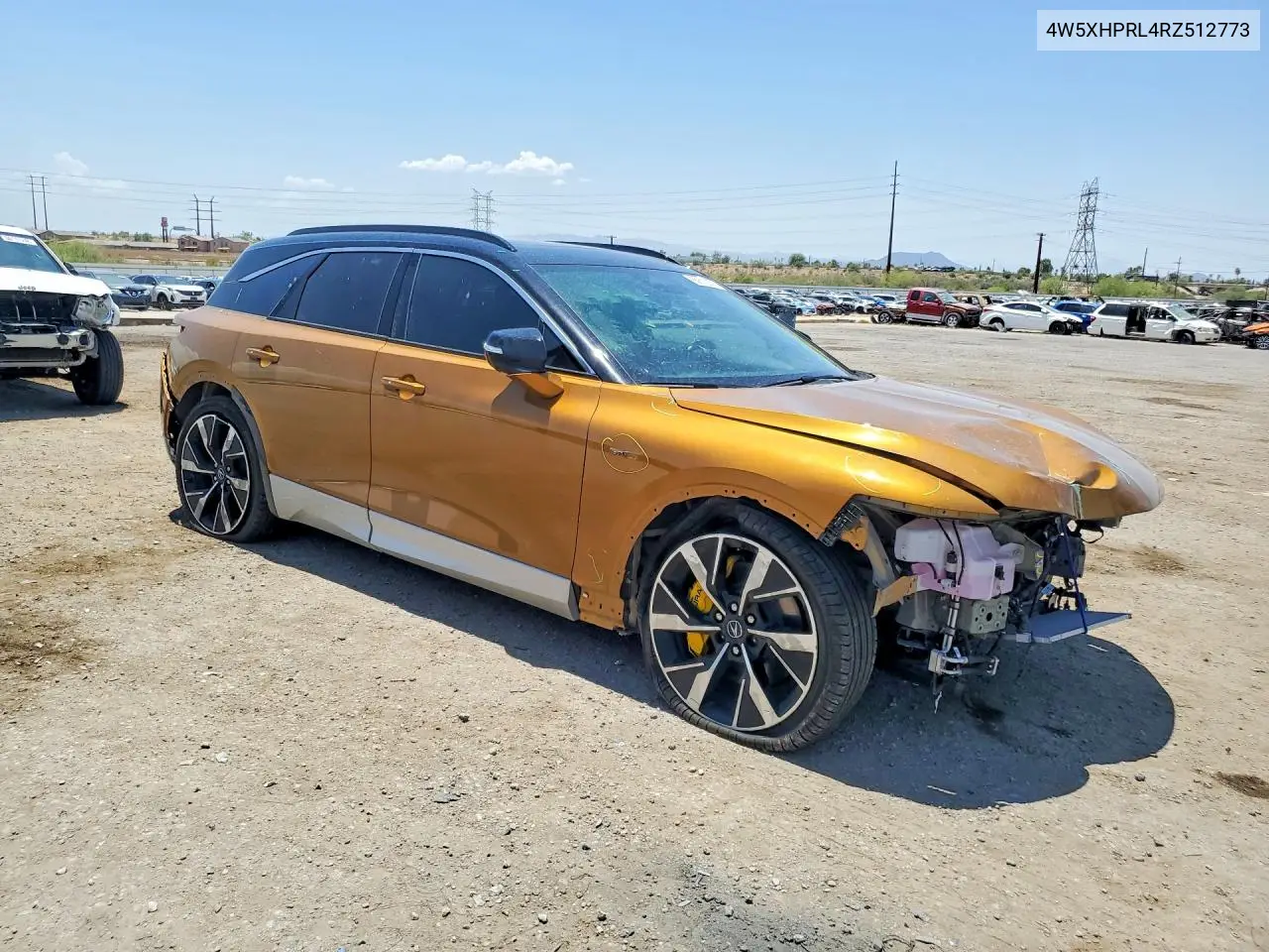 2024 Acura Zdx Type-S VIN: 4W5XHPRL4RZ512773 Lot: 85612655
