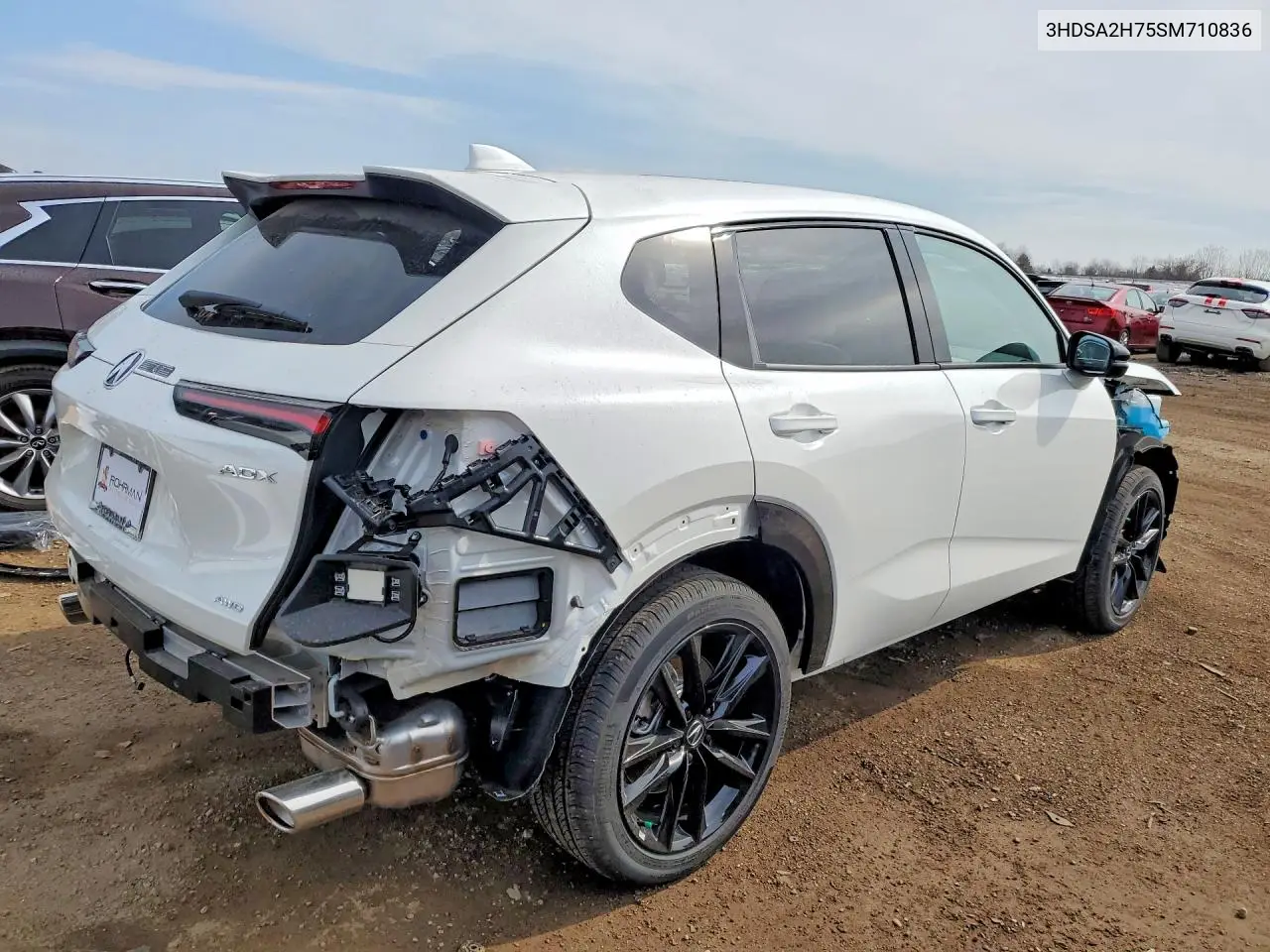 2025 Acura Adx A-Spec Advance VIN: 3HDSA2H75SM710836 Lot: 48242936