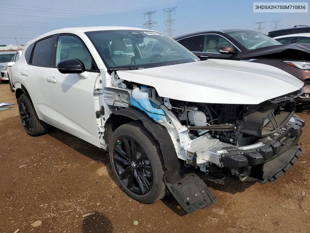 2025 Acura Adx A-Spec Advance VIN: 3HDSA2H75SM710836 Lot: 48242936