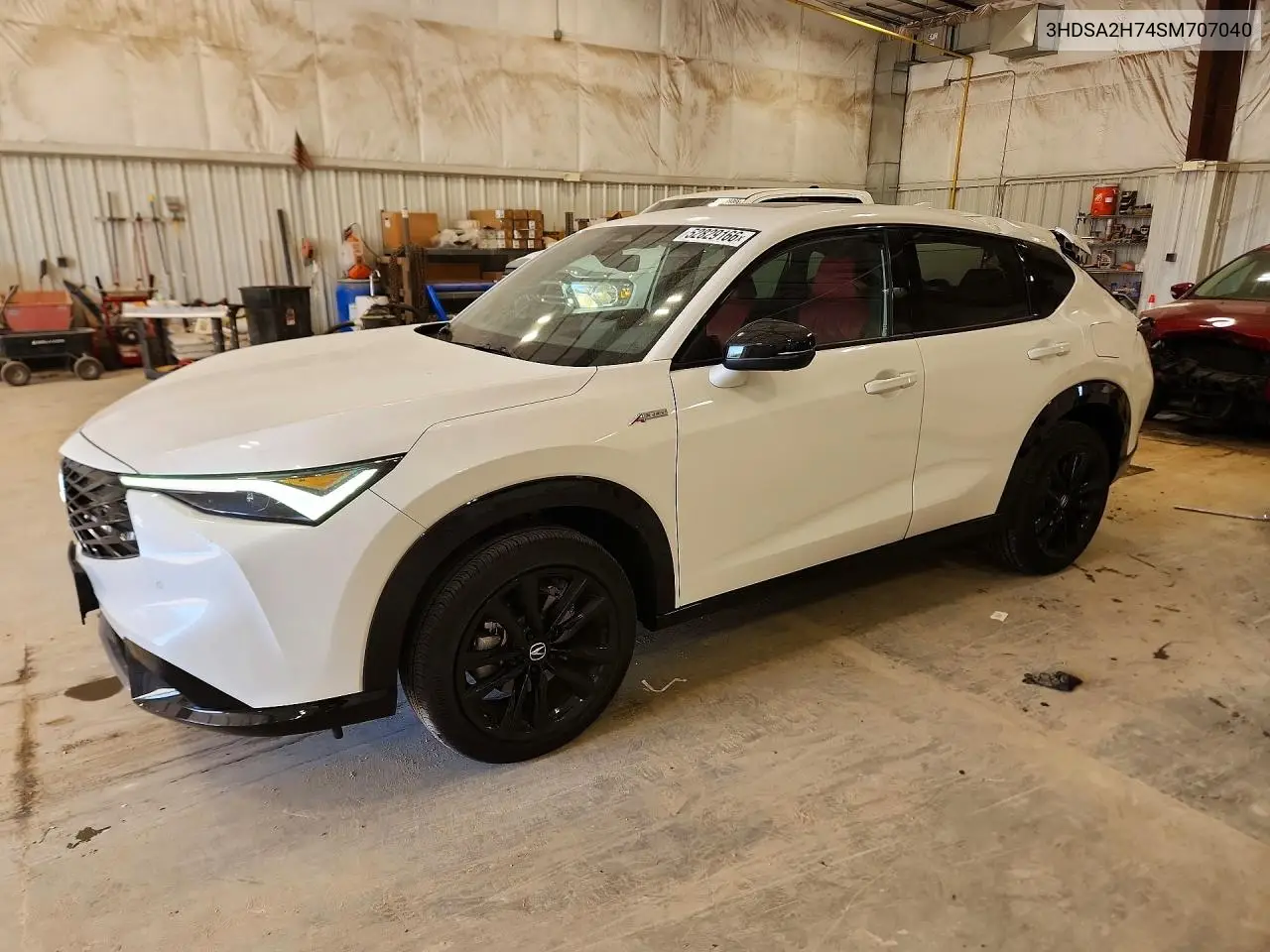 2025 Acura Adx A-Spec Advance VIN: 3HDSA2H74SM707040 Lot: 52829166