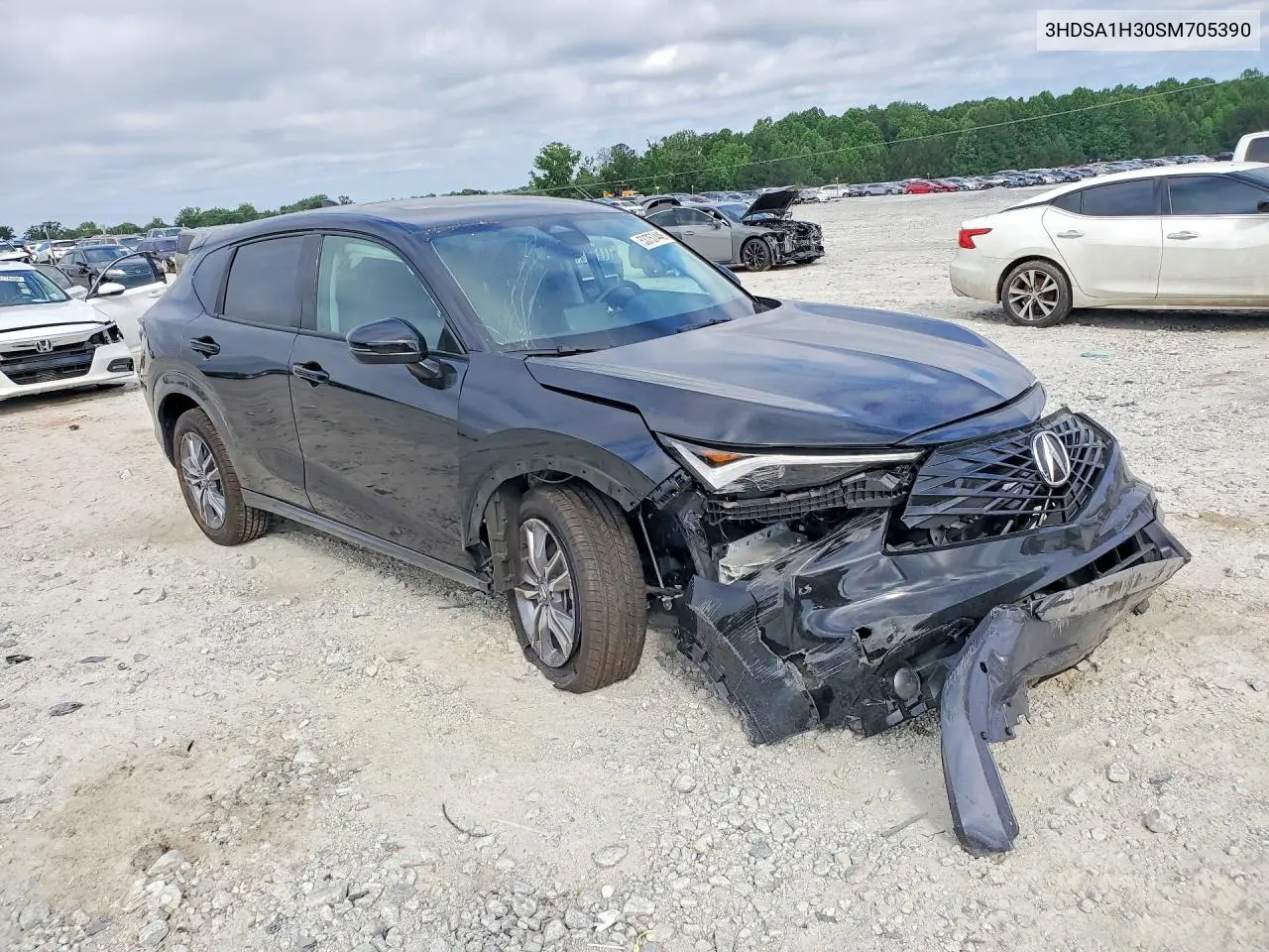 2025 Acura Adx VIN: 3HDSA1H30SM705390 Lot: 53757446
