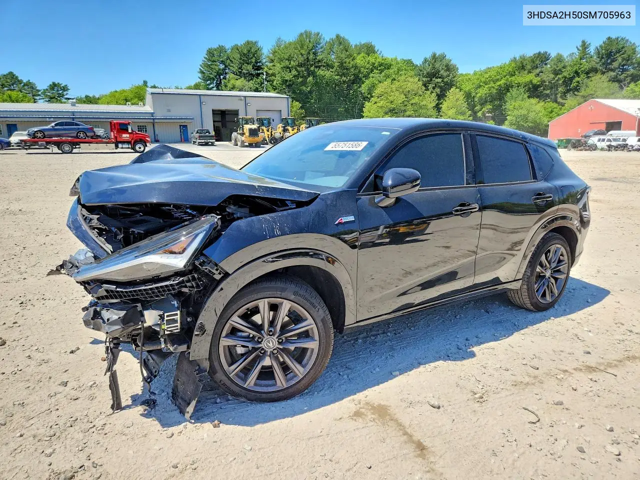 2025 Acura Adx A-Spec VIN: 3HDSA2H50SM705963 Lot: 55751586