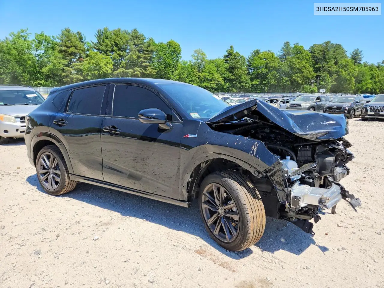 2025 Acura Adx A-Spec VIN: 3HDSA2H50SM705963 Lot: 55751586