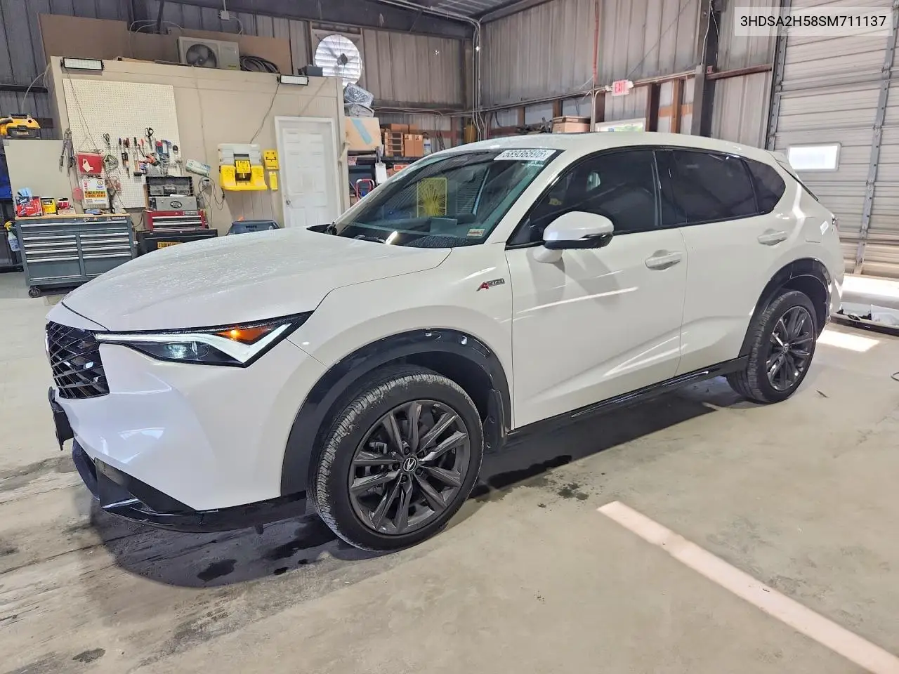 2025 Acura Adx A-Spec VIN: 3HDSA2H58SM711137 Lot: 58936596