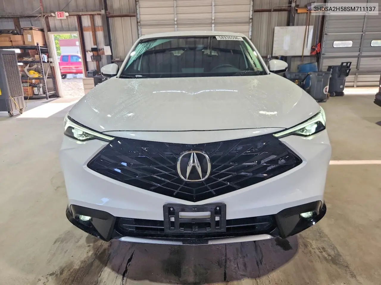 2025 Acura Adx A-Spec VIN: 3HDSA2H58SM711137 Lot: 58936596