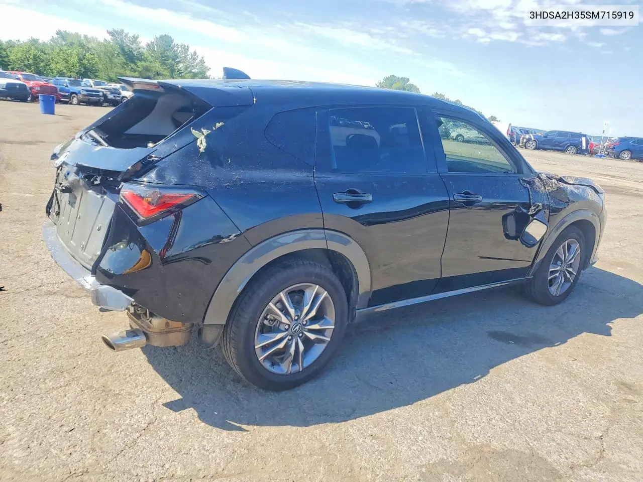 2025 Acura Adx VIN: 3HDSA2H35SM715919 Lot: 58960076