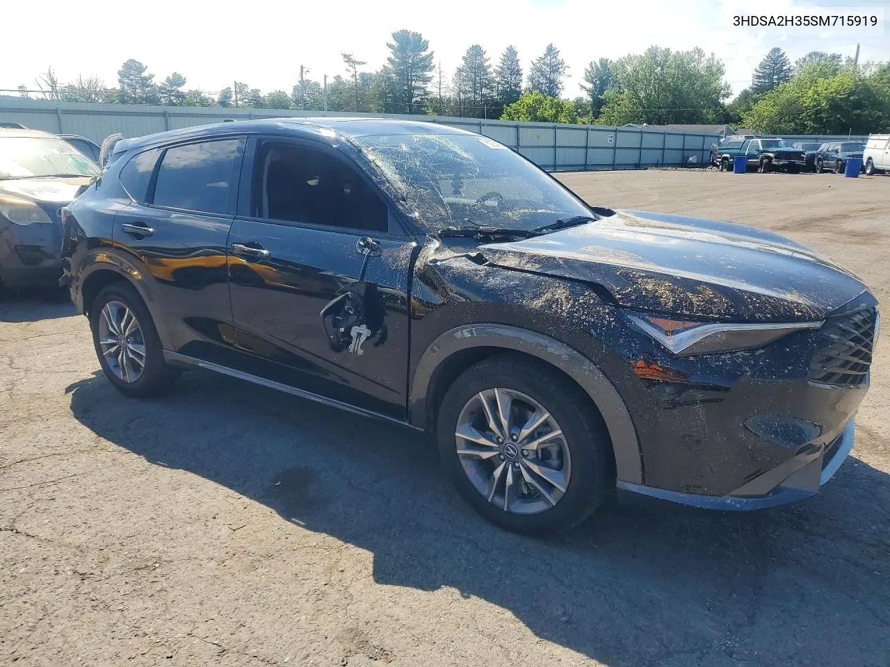 2025 Acura Adx VIN: 3HDSA2H35SM715919 Lot: 58960076