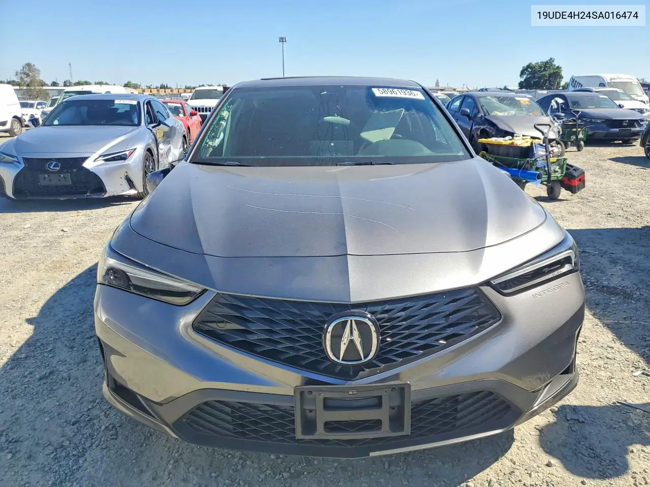 2025 Acura Integra VIN: 19UDE4H24SA016474 Lot: 58961936