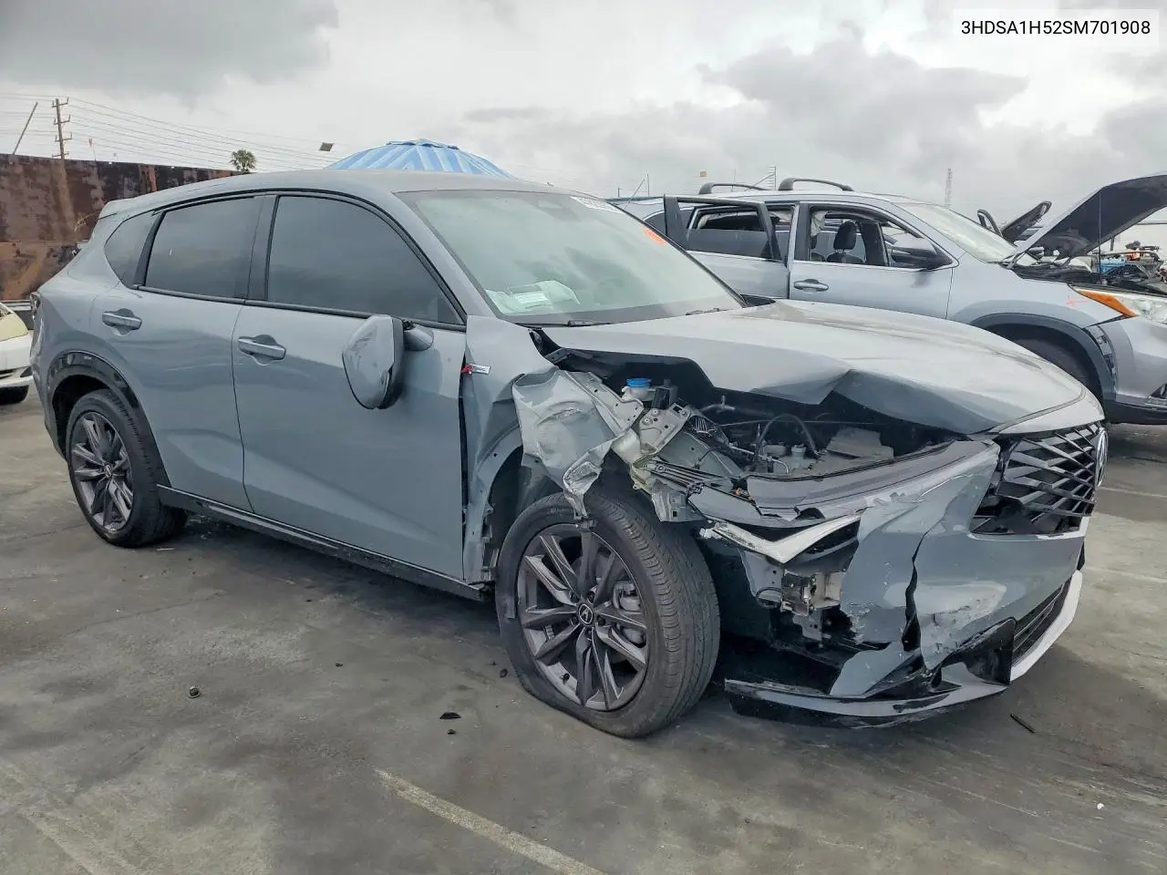 2025 Acura Adx A-Spec VIN: 3HDSA1H52SM701908 Lot: 47822906