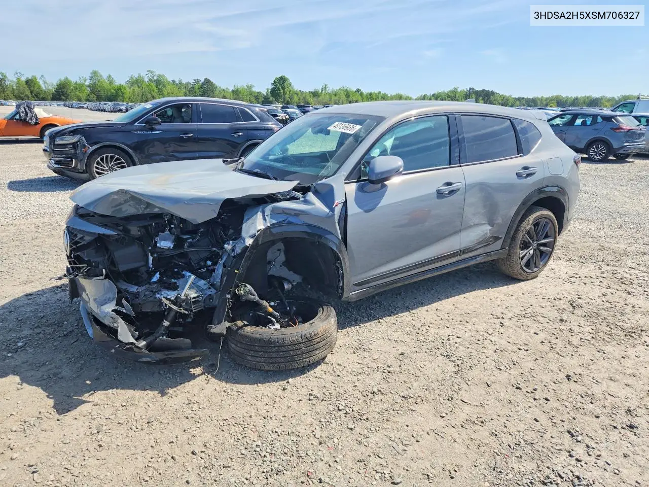 2025 Acura Adx A-Spec VIN: 3HDSA2H5XSM706327 Lot: 49136936