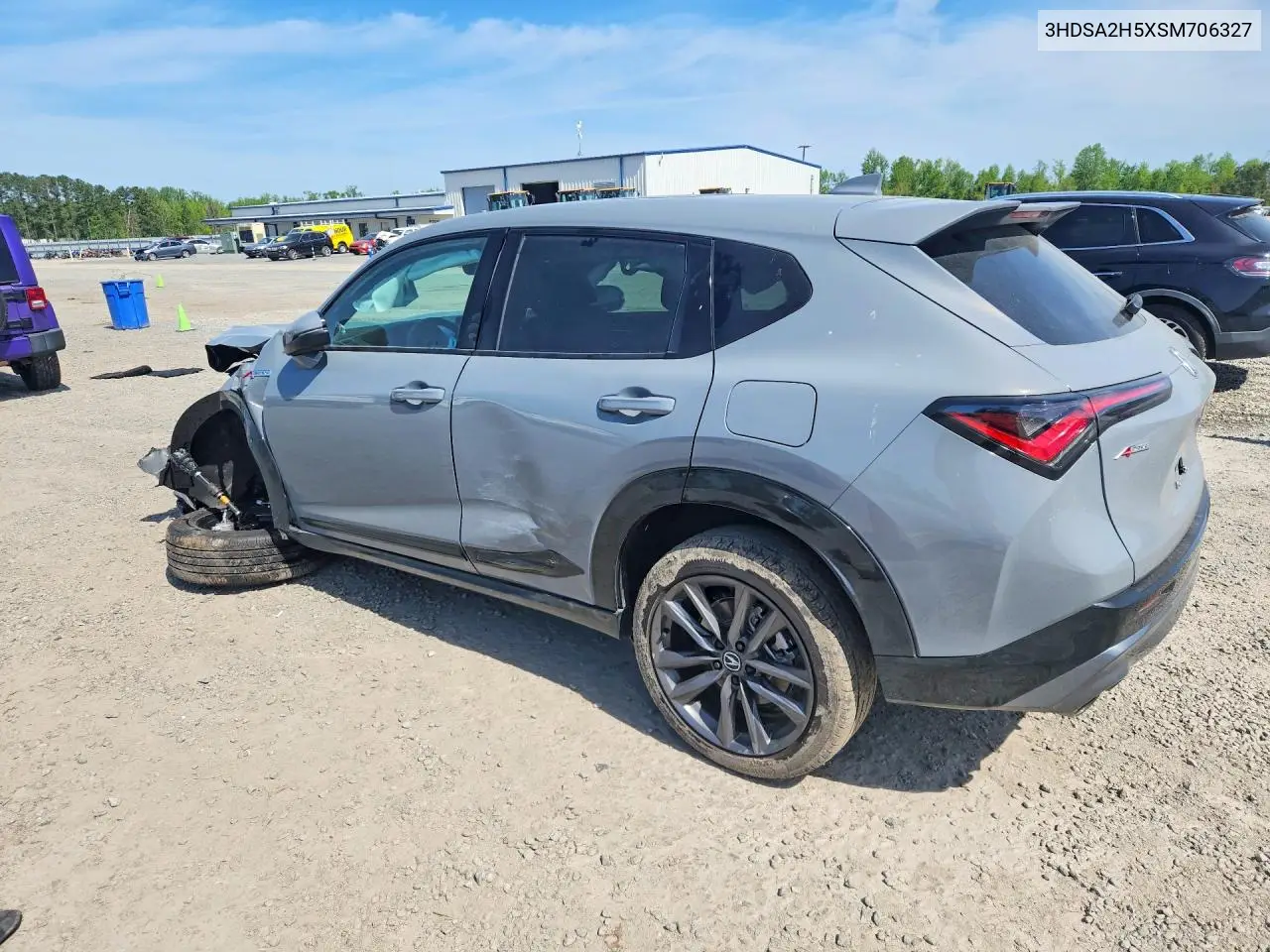 2025 Acura Adx A-Spec VIN: 3HDSA2H5XSM706327 Lot: 49136936