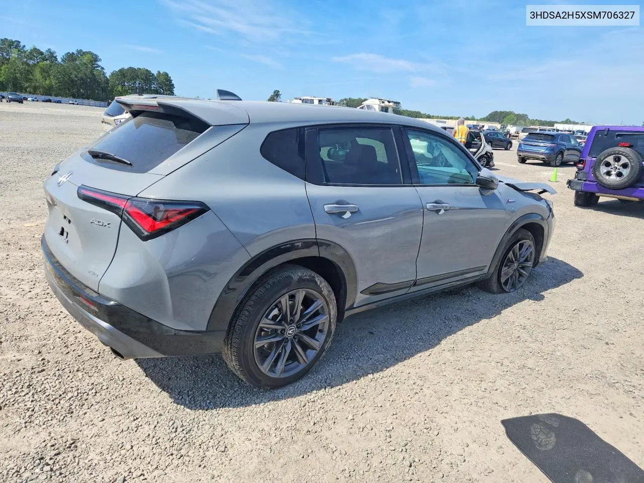 2025 Acura Adx A-Spec VIN: 3HDSA2H5XSM706327 Lot: 49136936