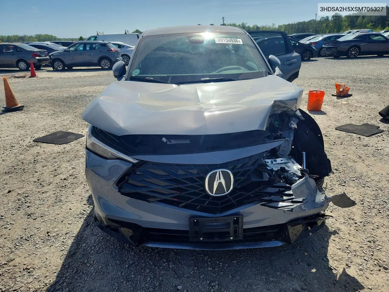 2025 Acura Adx A-Spec VIN: 3HDSA2H5XSM706327 Lot: 49136936