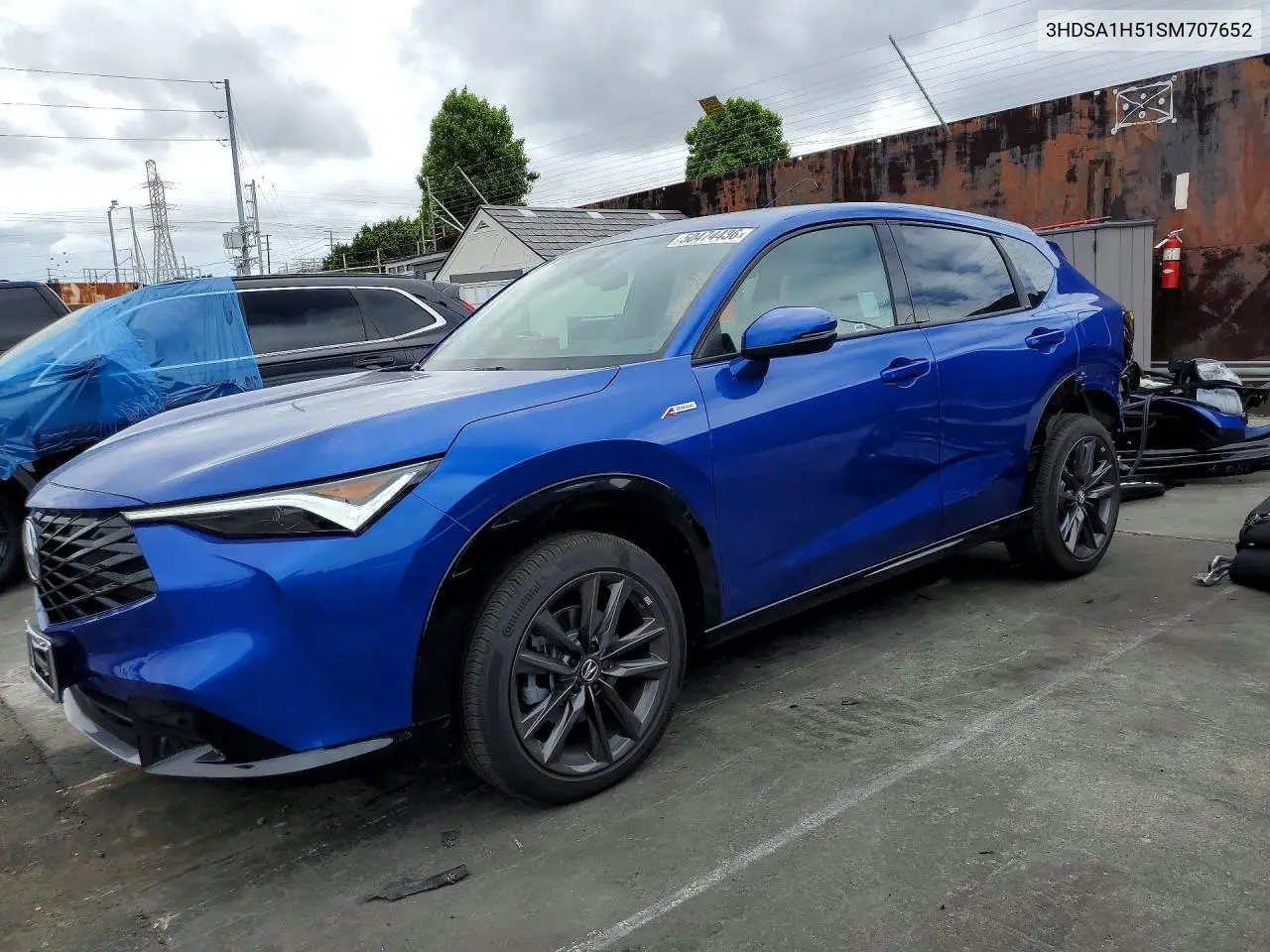 2025 Acura Adx A-Spec VIN: 3HDSA1H51SM707652 Lot: 50474436