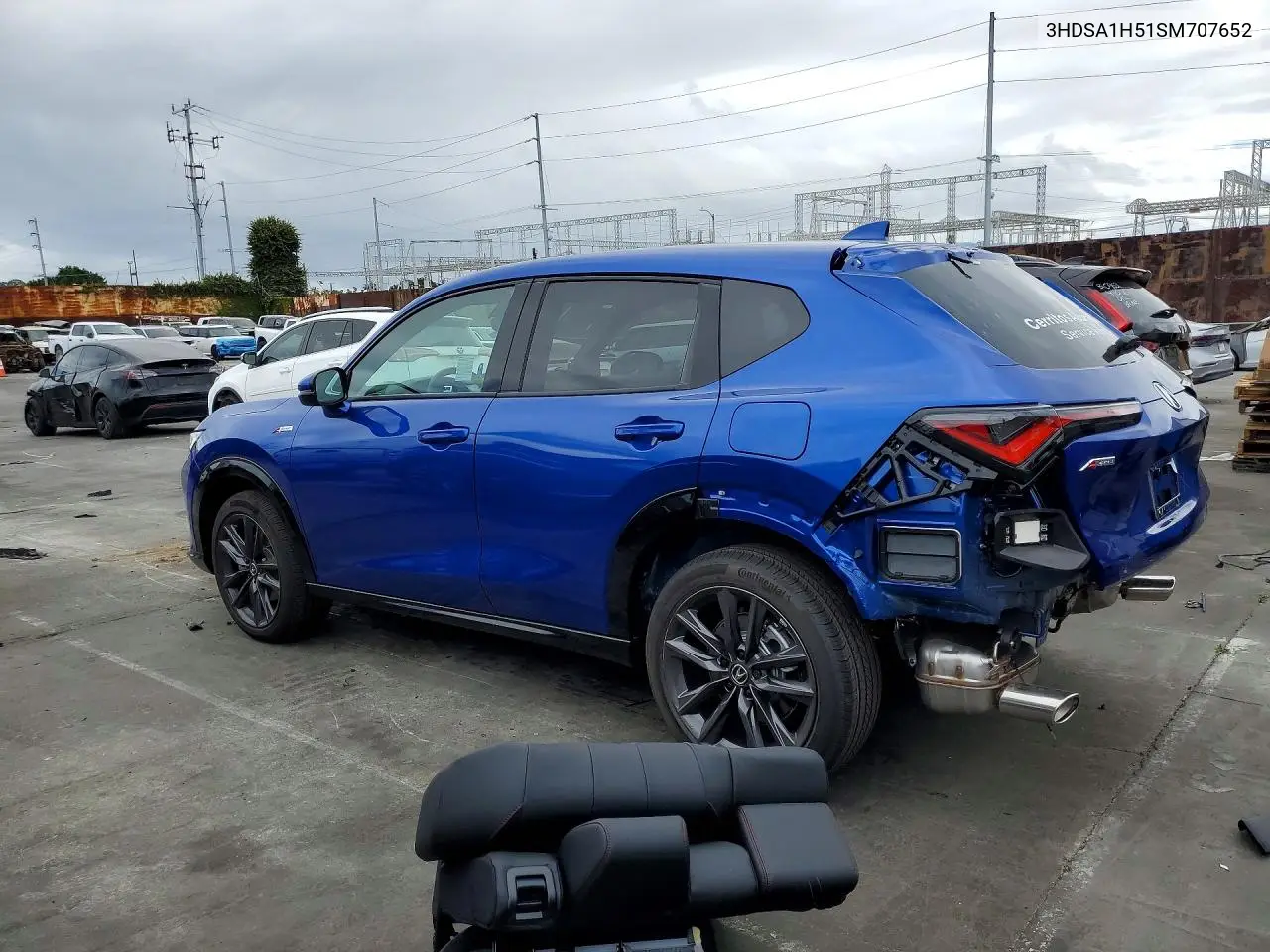 2025 Acura Adx A-Spec VIN: 3HDSA1H51SM707652 Lot: 50474436