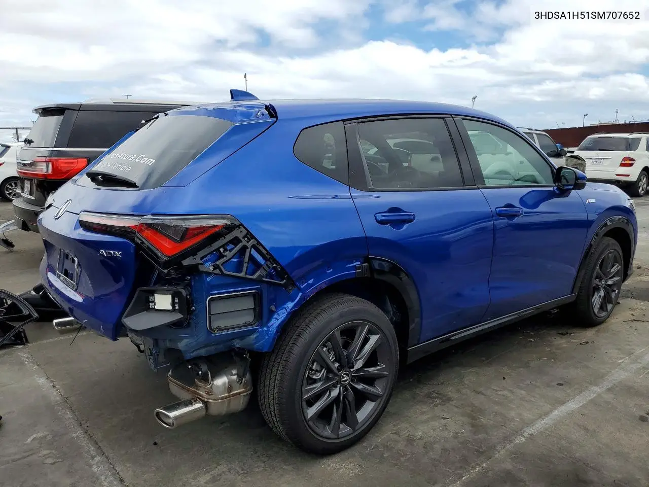 2025 Acura Adx A-Spec VIN: 3HDSA1H51SM707652 Lot: 50474436