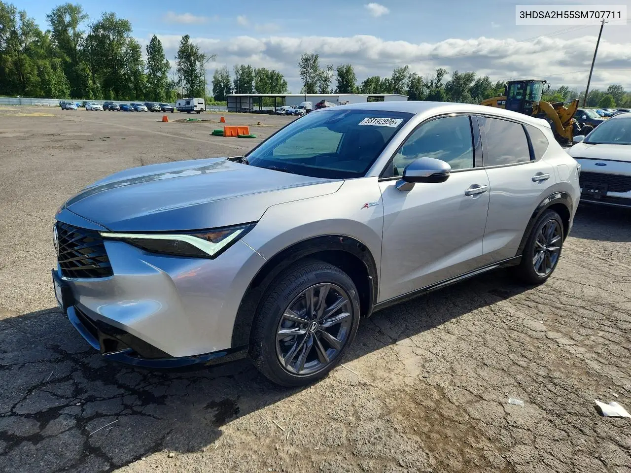 2025 Acura Adx A-Spec VIN: 3HDSA2H55SM707711 Lot: 53192996