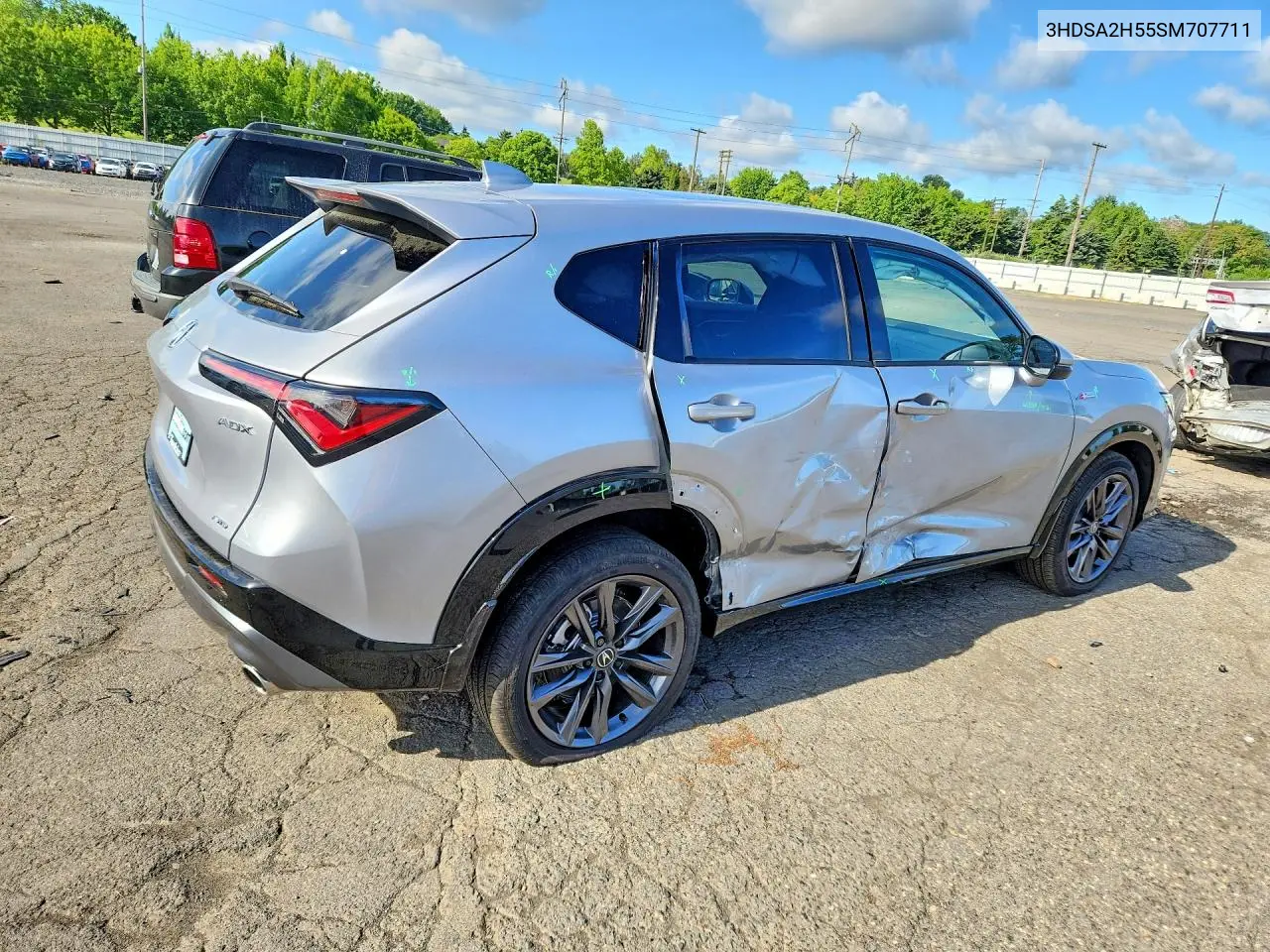 2025 Acura Adx A-Spec VIN: 3HDSA2H55SM707711 Lot: 53192996