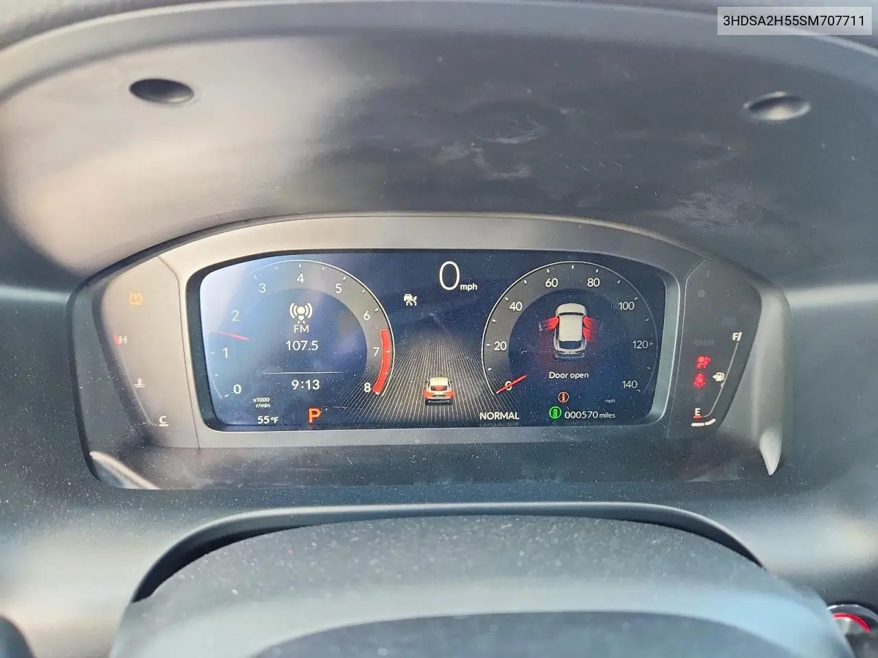 2025 Acura Adx A-Spec VIN: 3HDSA2H55SM707711 Lot: 53192996