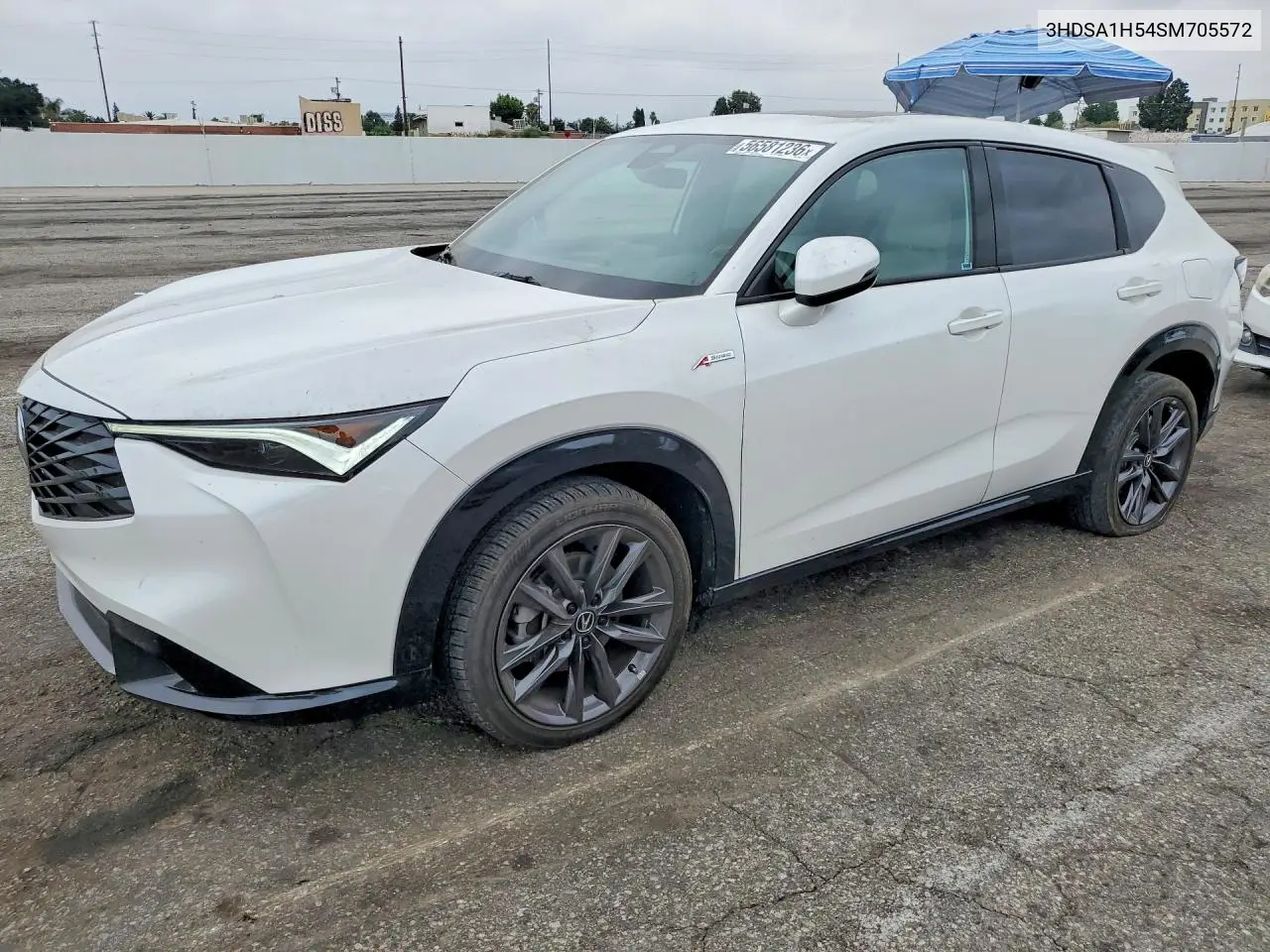 2025 Acura Adx A-Spec VIN: 3HDSA1H54SM705572 Lot: 56581236