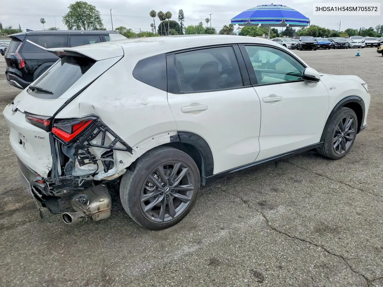2025 Acura Adx A-Spec VIN: 3HDSA1H54SM705572 Lot: 56581236
