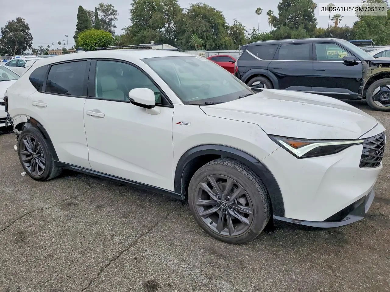 2025 Acura Adx A-Spec VIN: 3HDSA1H54SM705572 Lot: 56581236