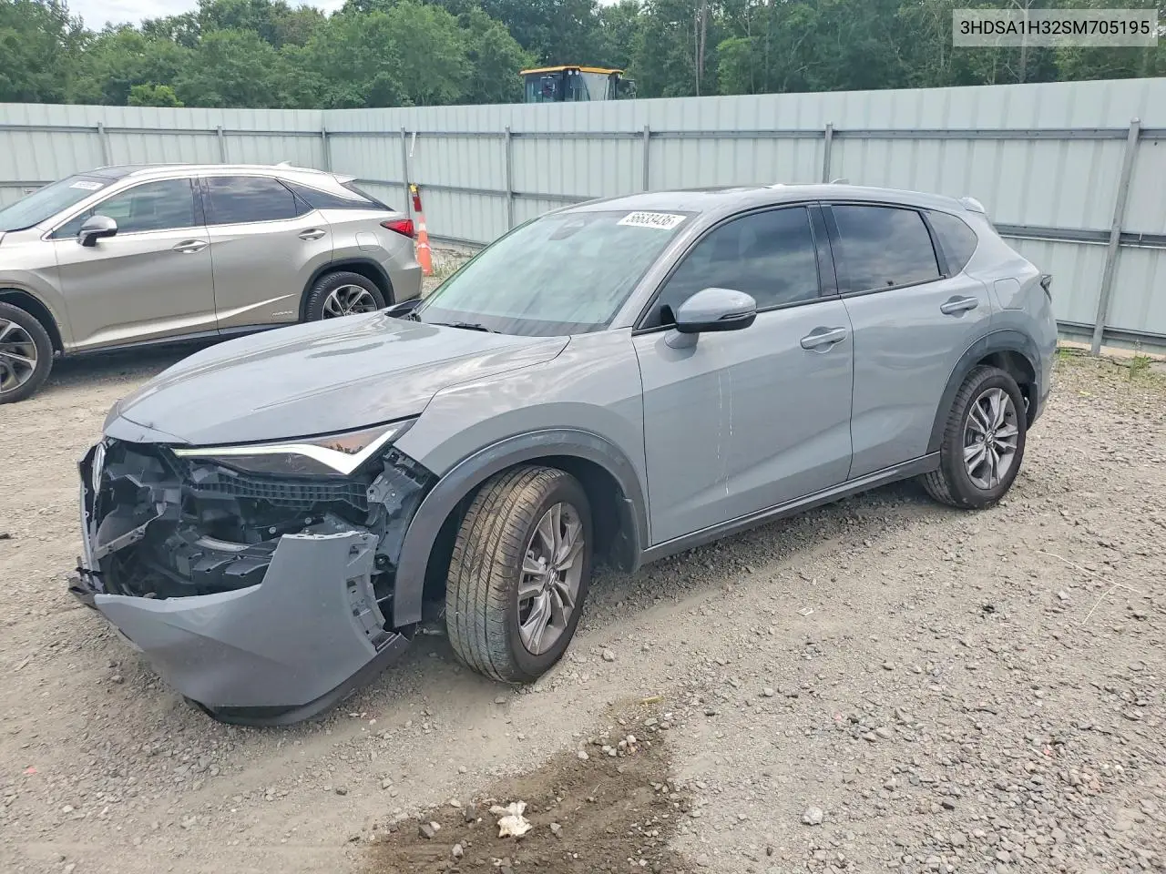 2025 Acura Adx VIN: 3HDSA1H32SM705195 Lot: 56633436