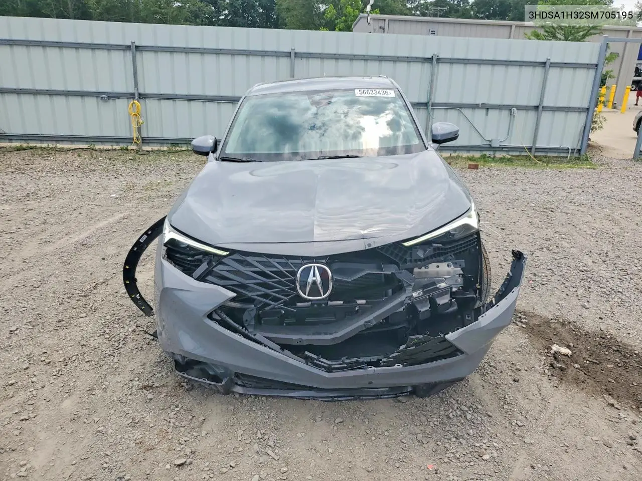 2025 Acura Adx VIN: 3HDSA1H32SM705195 Lot: 56633436
