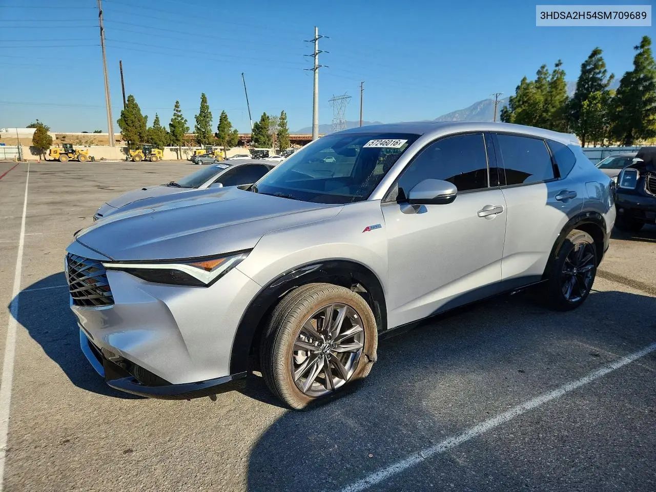 2025 Acura Adx A-Spec VIN: 3HDSA2H54SM709689 Lot: 57246016