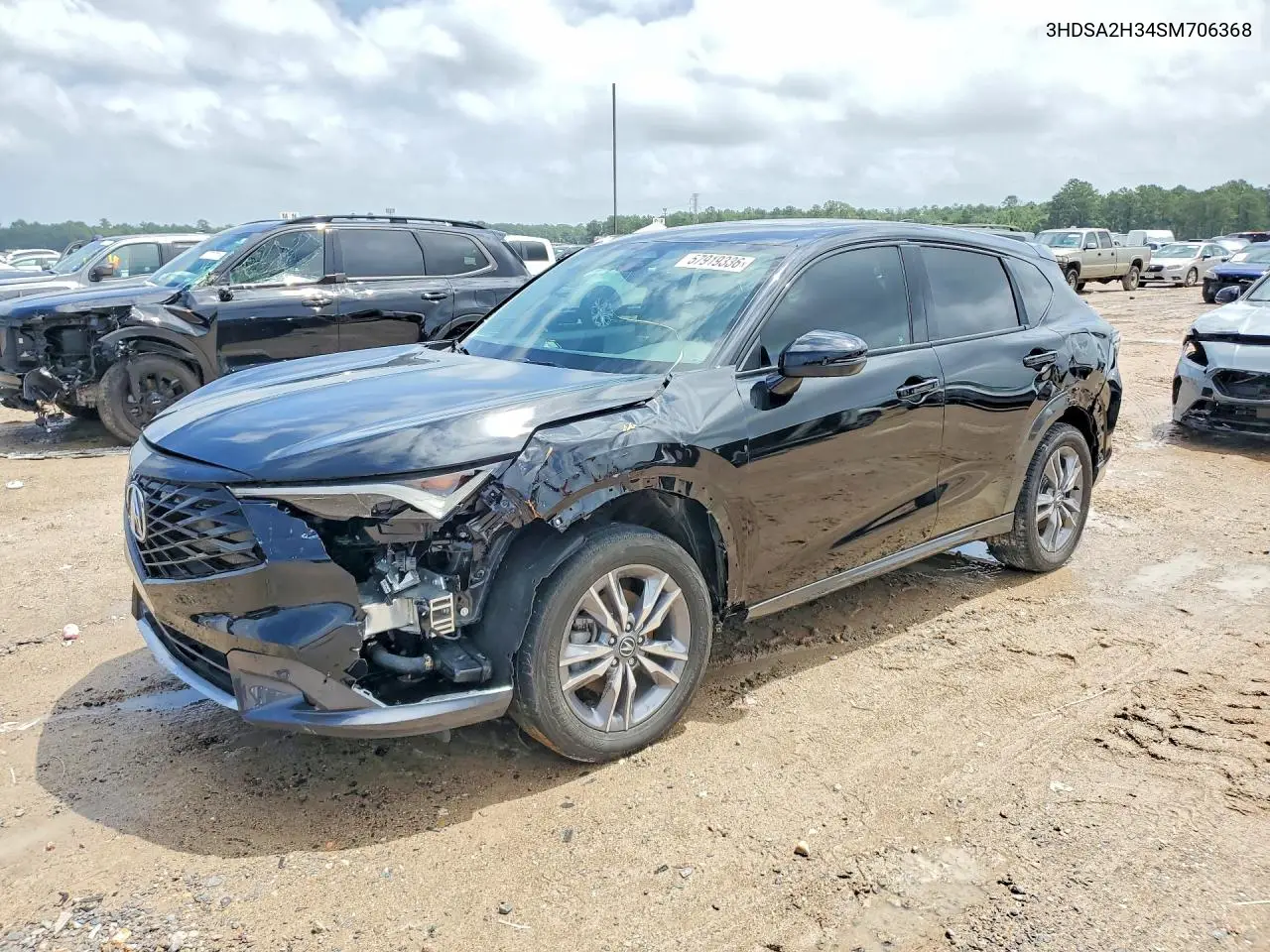 2025 Acura Adx VIN: 3HDSA2H34SM706368 Lot: 57919336