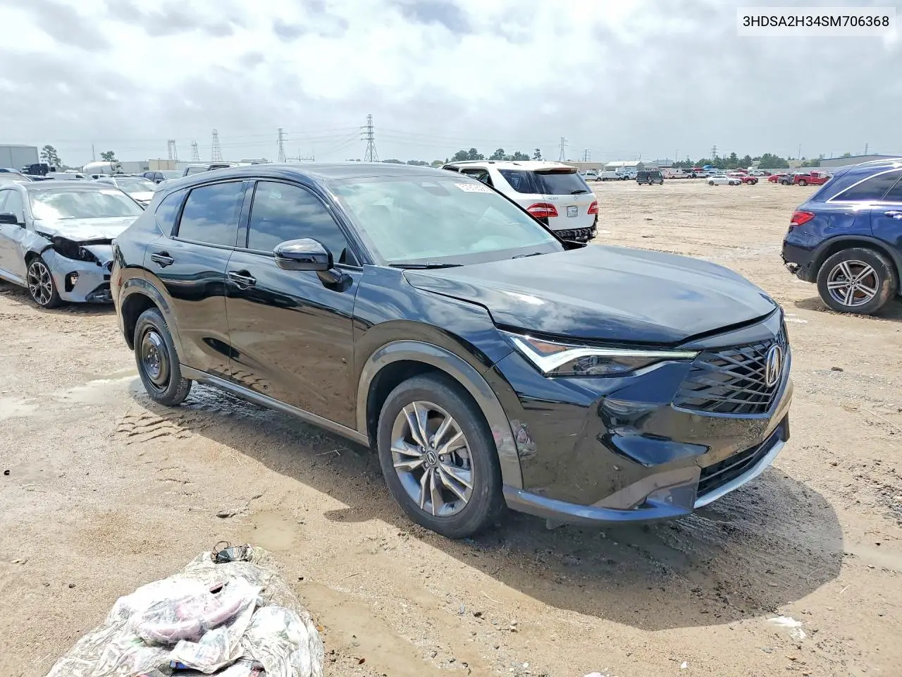 2025 Acura Adx VIN: 3HDSA2H34SM706368 Lot: 57919336