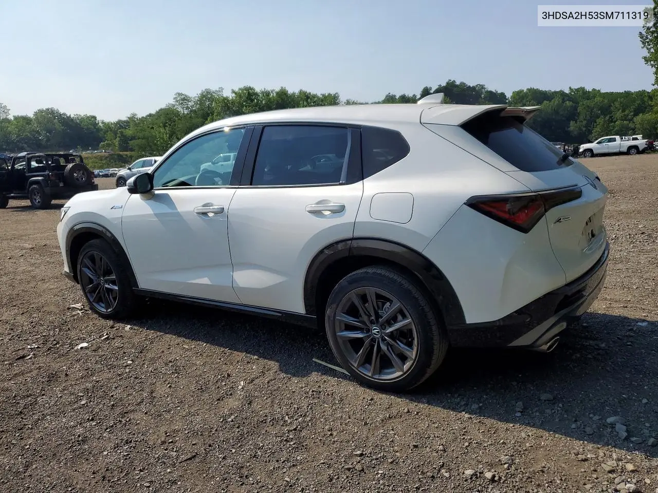 2025 Acura Adx A-Spec VIN: 3HDSA2H53SM711319 Lot: 58694726
