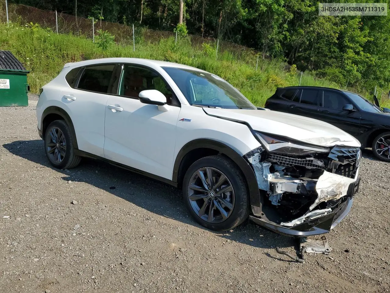 2025 Acura Adx A-Spec VIN: 3HDSA2H53SM711319 Lot: 58694726