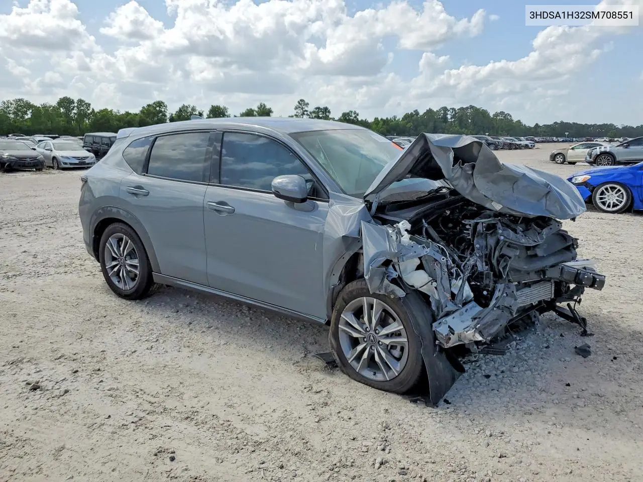 2025 Acura Adx VIN: 3HDSA1H32SM708551 Lot: 58872896