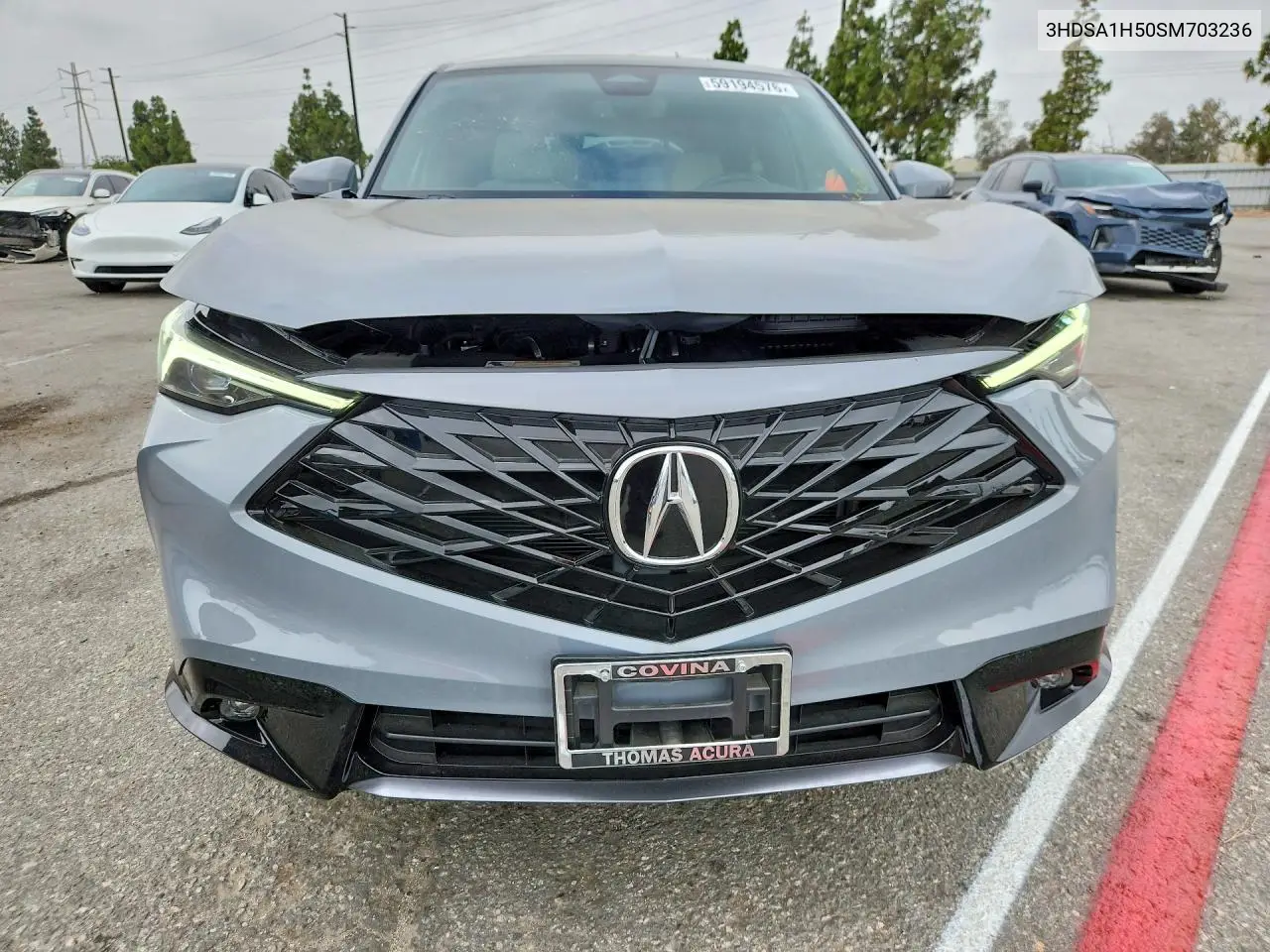 2025 Acura Adx A-Spec VIN: 3HDSA1H50SM703236 Lot: 59194576