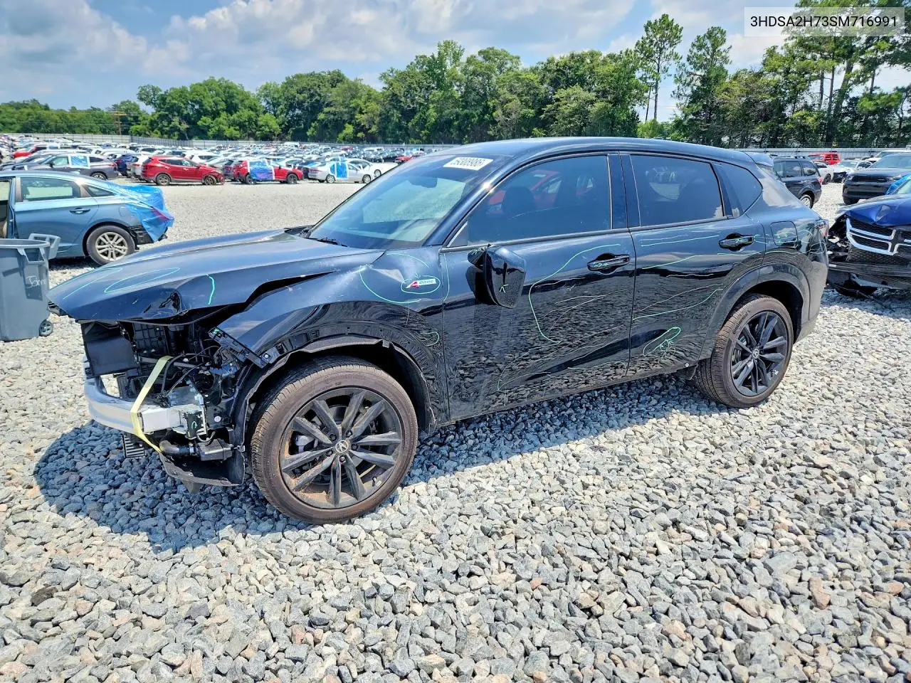 2025 Acura Adx A-Spec Advance VIN: 3HDSA2H73SM716991 Lot: 59308986