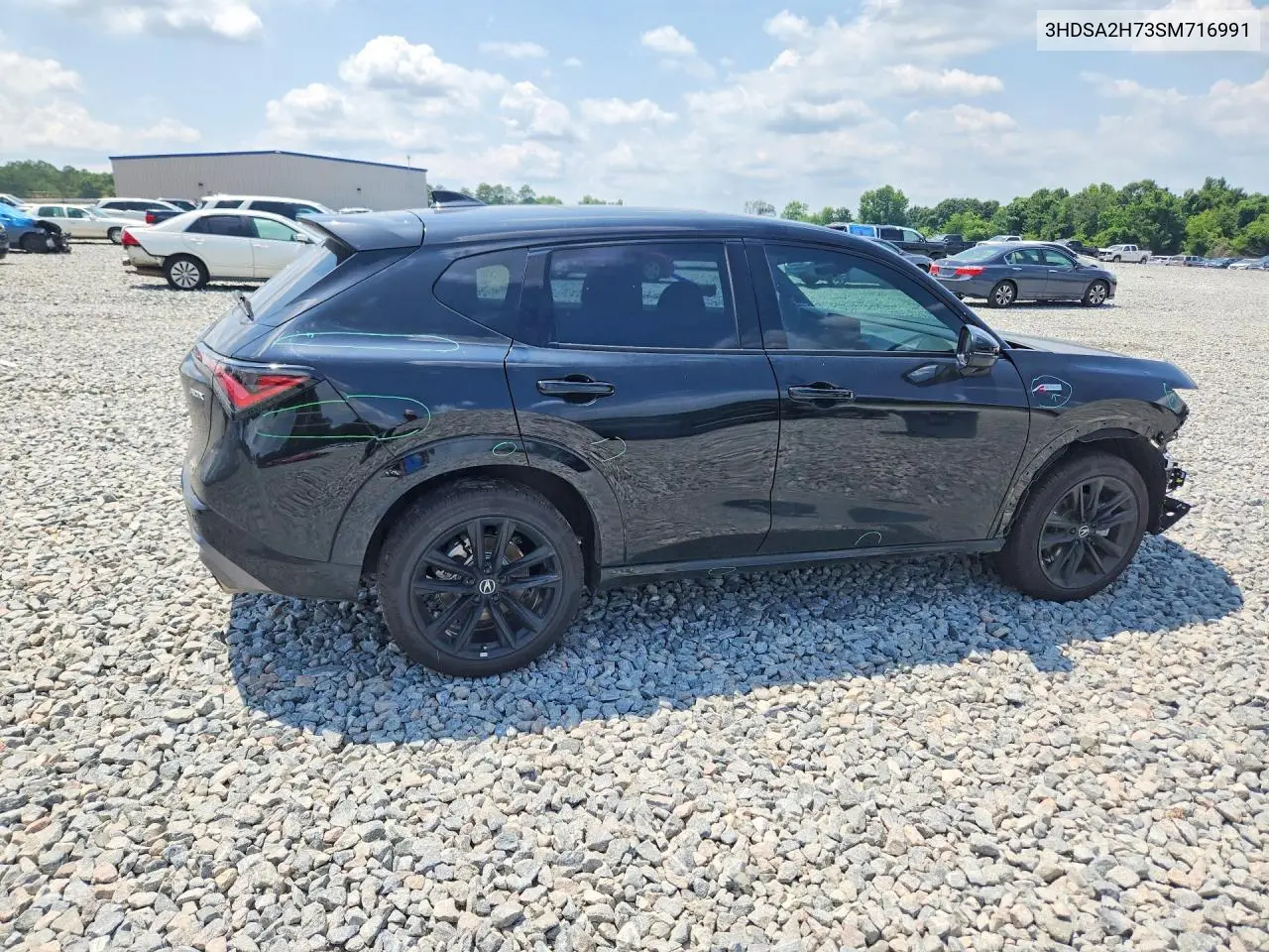 2025 Acura Adx A-Spec Advance VIN: 3HDSA2H73SM716991 Lot: 59308986