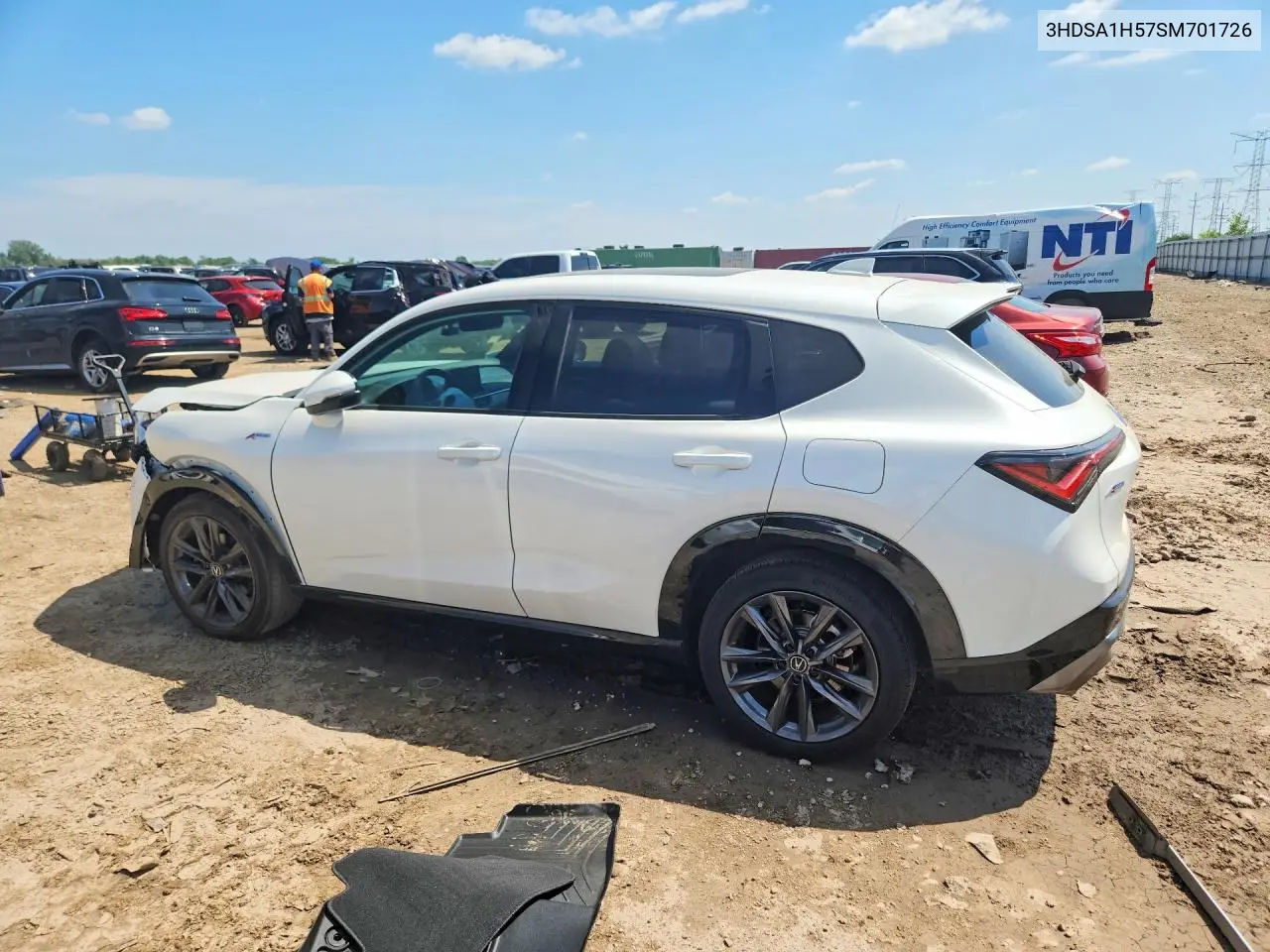 2025 Acura Adx A-Spec VIN: 3HDSA1H57SM701726 Lot: 60300386