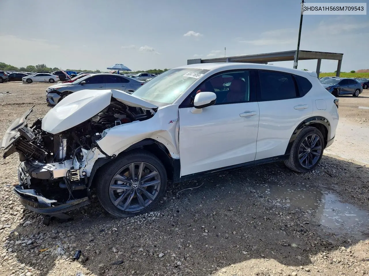 2025 Acura Adx A-Spec VIN: 3HDSA1H56SM709543 Lot: 60471656