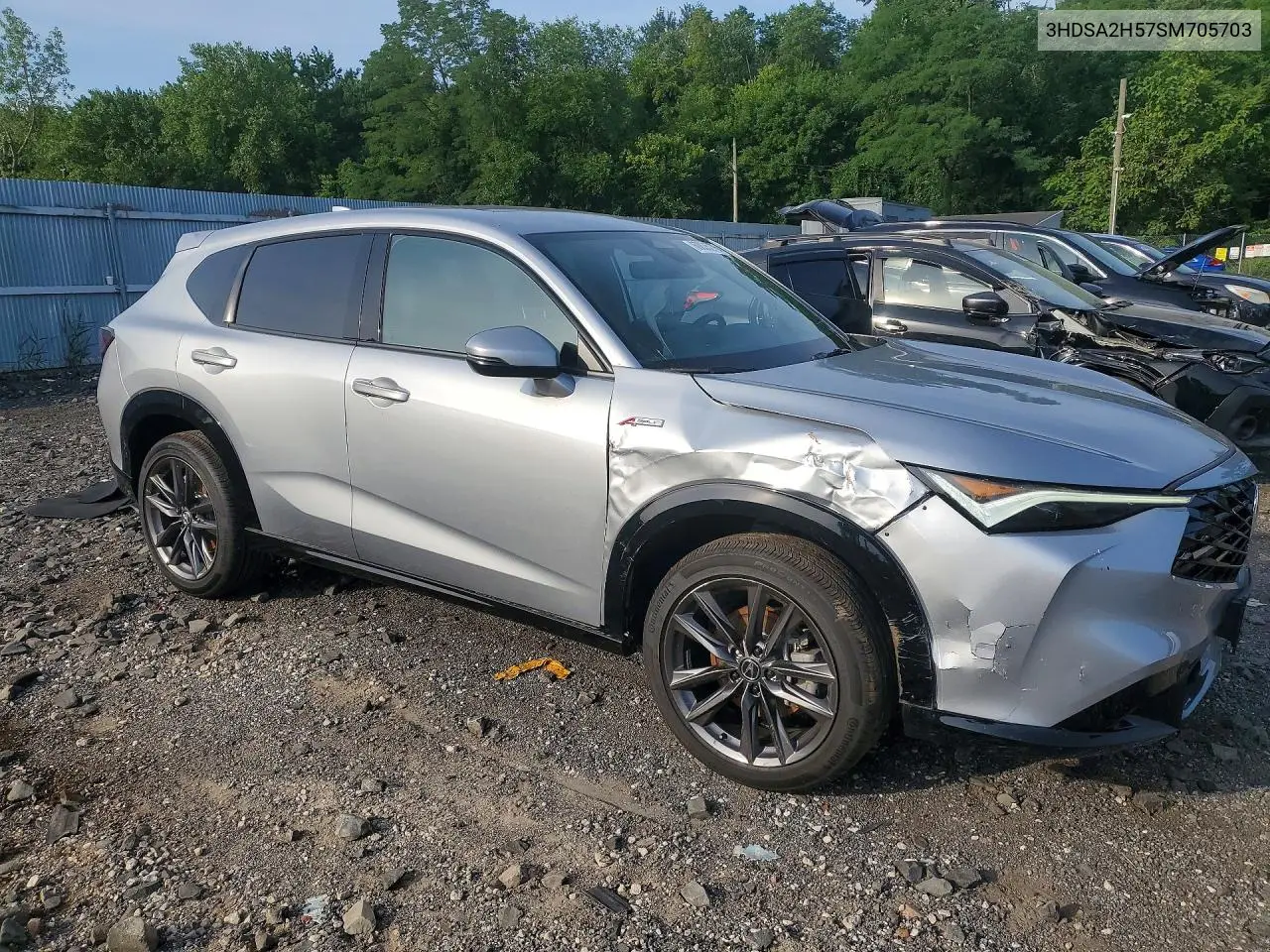 2025 Acura Adx A-Spec VIN: 3HDSA2H57SM705703 Lot: 60835276