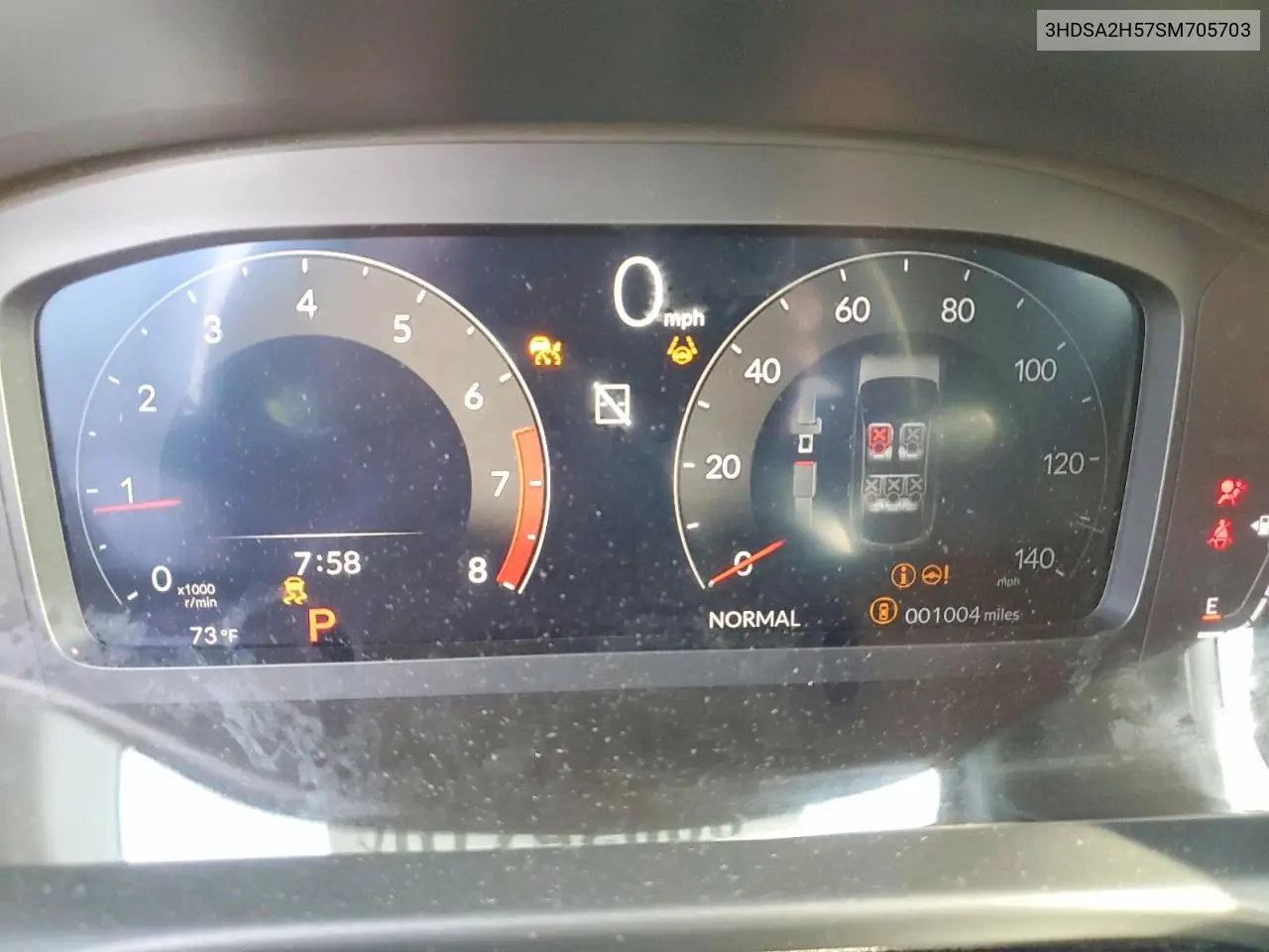 2025 Acura Adx A-Spec VIN: 3HDSA2H57SM705703 Lot: 60835276