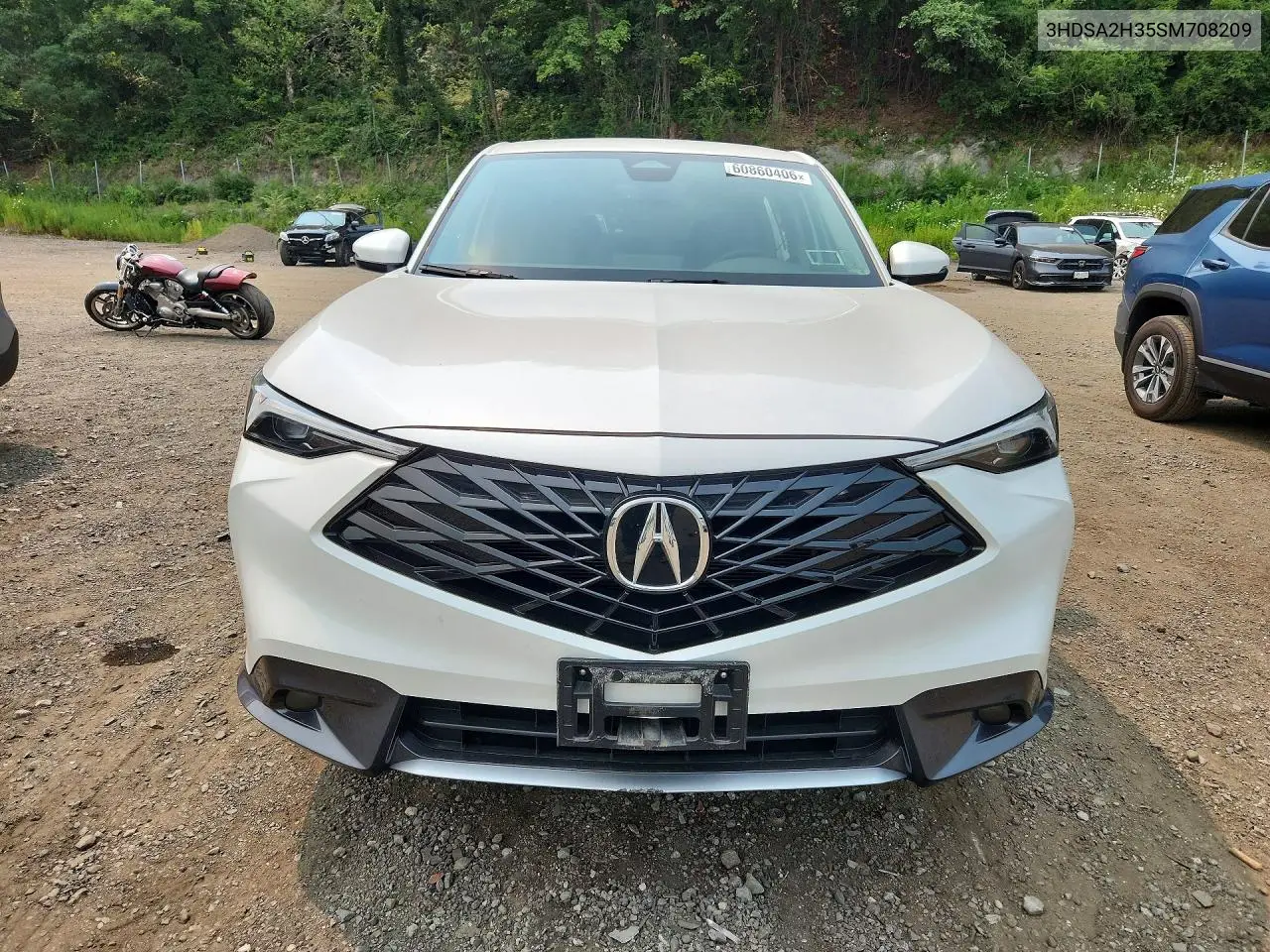 2025 Acura Adx VIN: 3HDSA2H35SM708209 Lot: 60860406