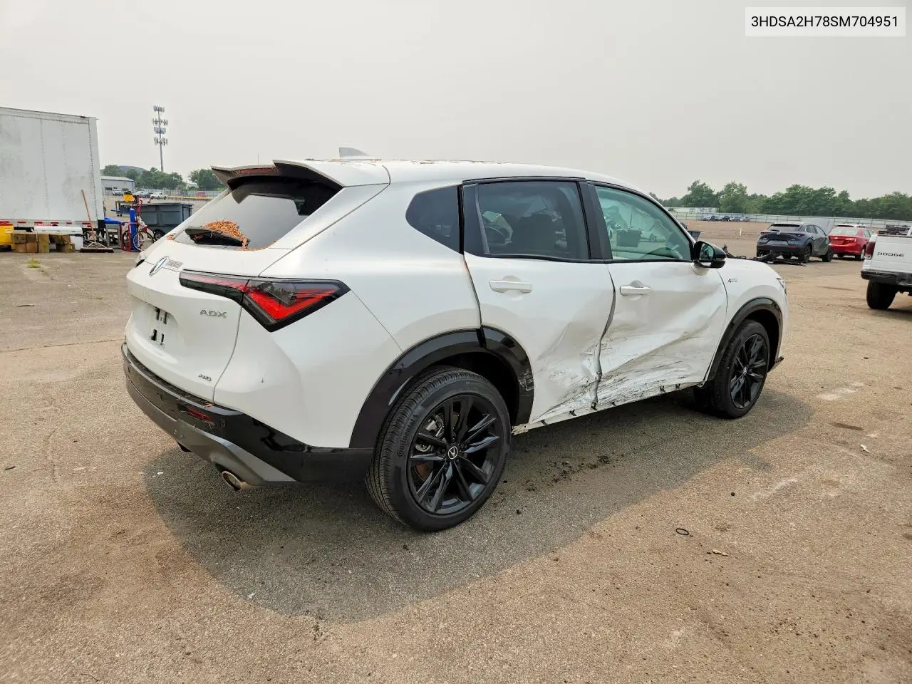 2025 Acura Adx A-Spec Advance VIN: 3HDSA2H78SM704951 Lot: 61293356